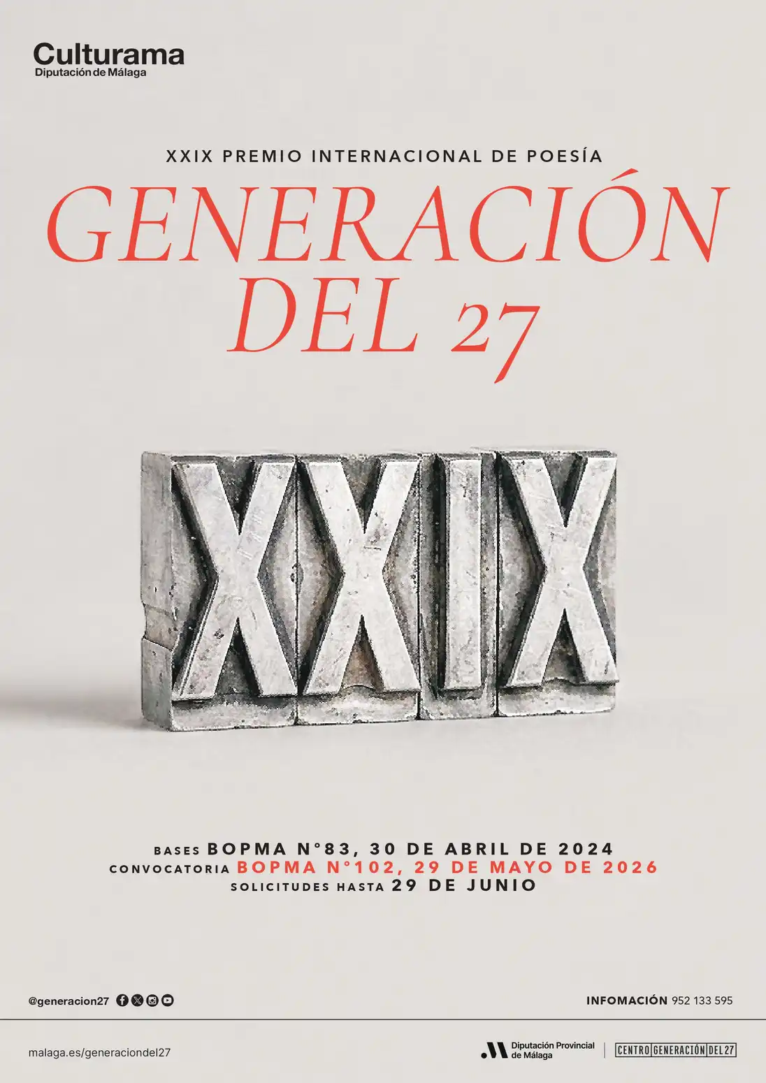 La Diputación de Málaga convoca sus premios de poesía y ensayo para 2026 4 87 - PREMIOS LITERARIOS DIPUTACIÓN