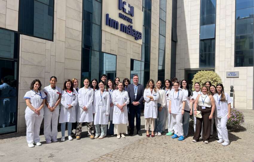 Alumnos en practicas en HM Malaga