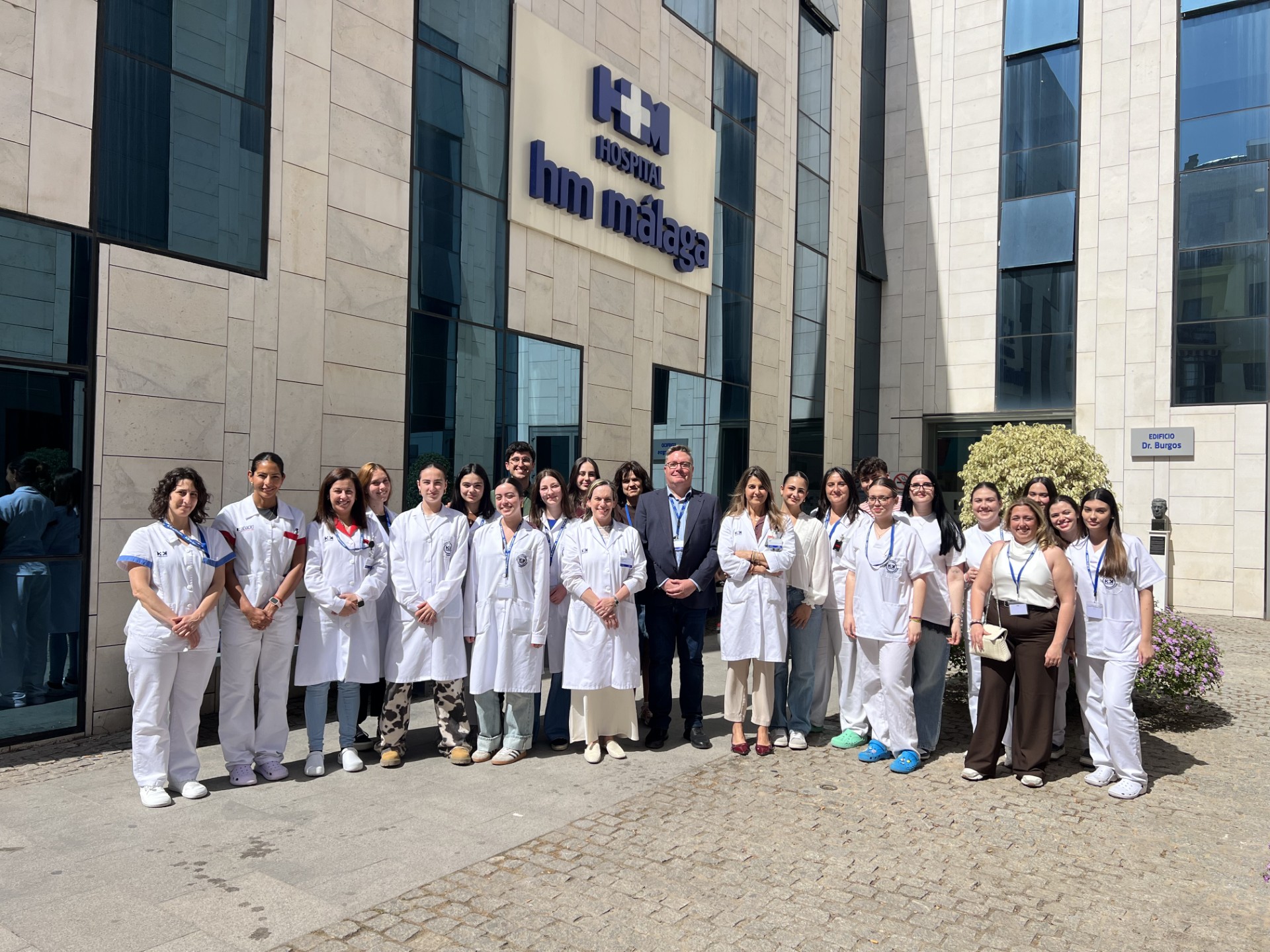 Alumnos en practicas en HM Malaga