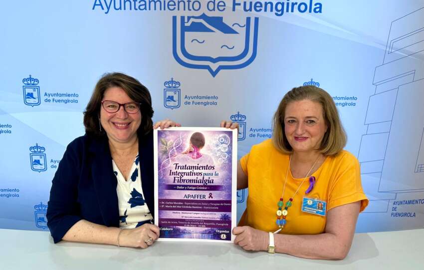Bornao y Gonzalez informan de la charla sobre fibromialgia