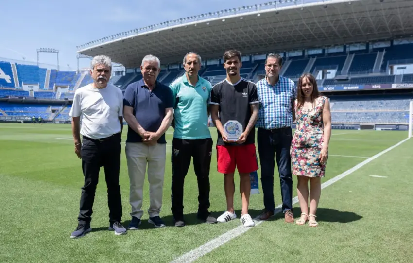 CHUPE MEJOR JUGADOR MALAGUISTA DE LA TEMPORADA