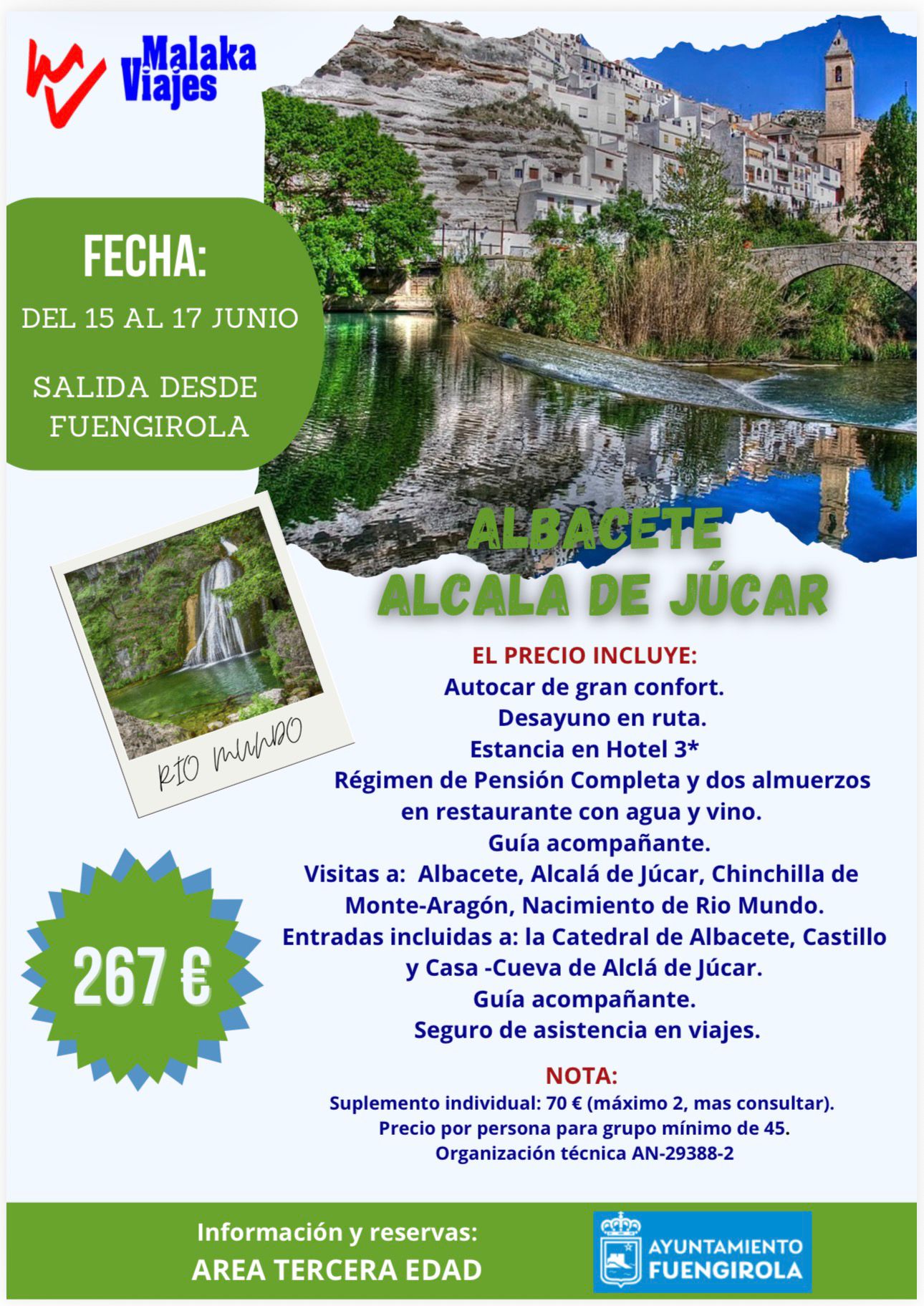 Radio Marca 39 Cartel Viaje a Albacete