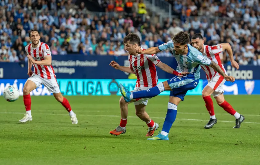 Este es el resumen de la remontada del Málaga ante el Real Sporting