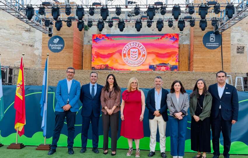 De izquierda a derecha Carlos Garcia Rodrigo Romero Maria Soledad Perez Ana Mula Juan Rosas Gema Dominguez Ana Bella y Manuel Cardena