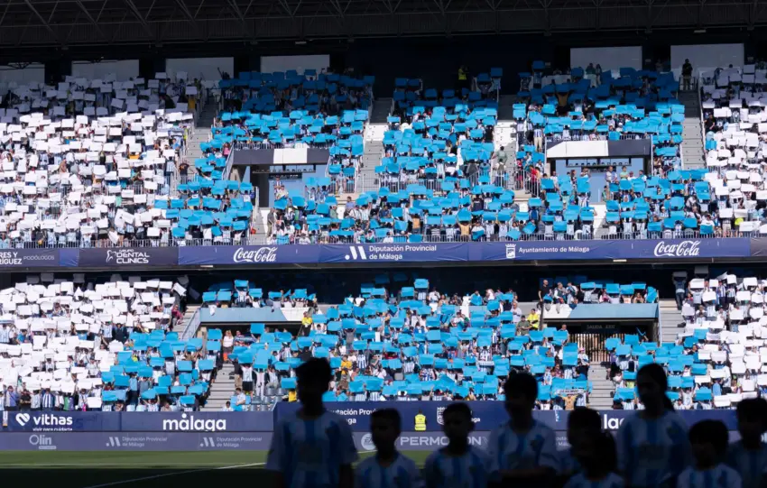 HABRÁ MOSAICO EN LA ROSALEDA PARA EL MÁLAGA CF VS RACING