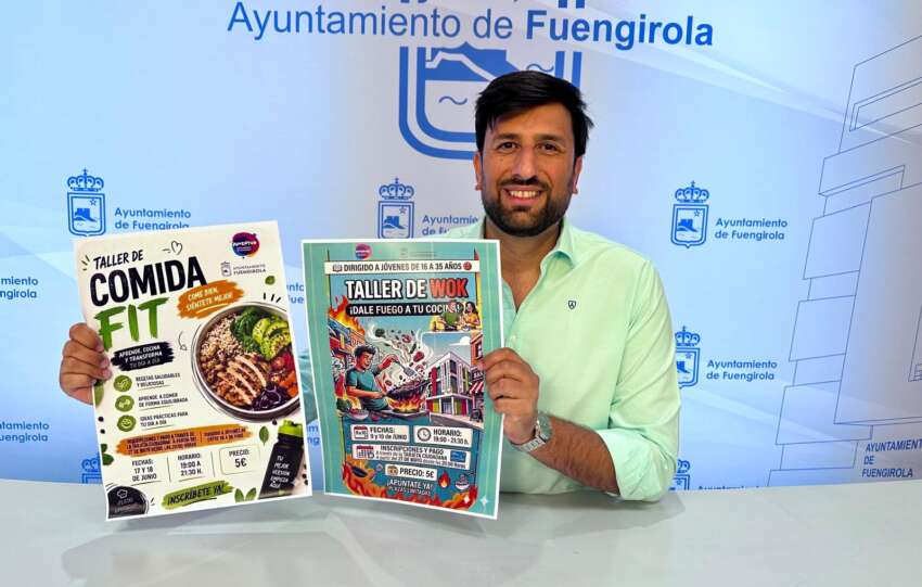 Isaac Vargas informa de dos talleres de cocina para jovenes
