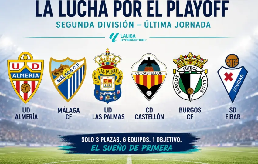 LAS CUENTAS DEL PLAYOFF EN LA ÚLTIMA JORNADA
