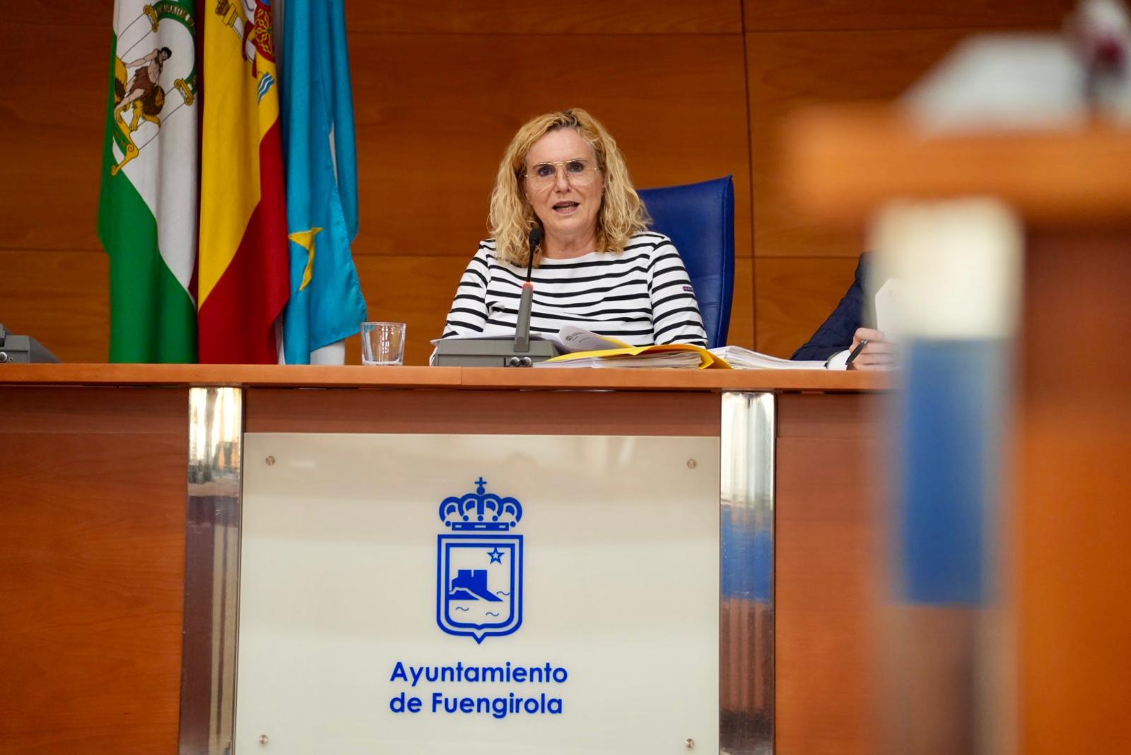Radio Marca 37 La alcaldesa Ana Mula durante un momento del Pleno de mayo