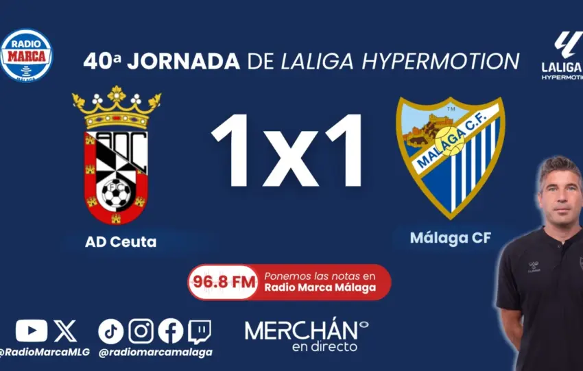 NOTAS Y 1X1 DEL CEUTA CONTRA EL MÁLAGA