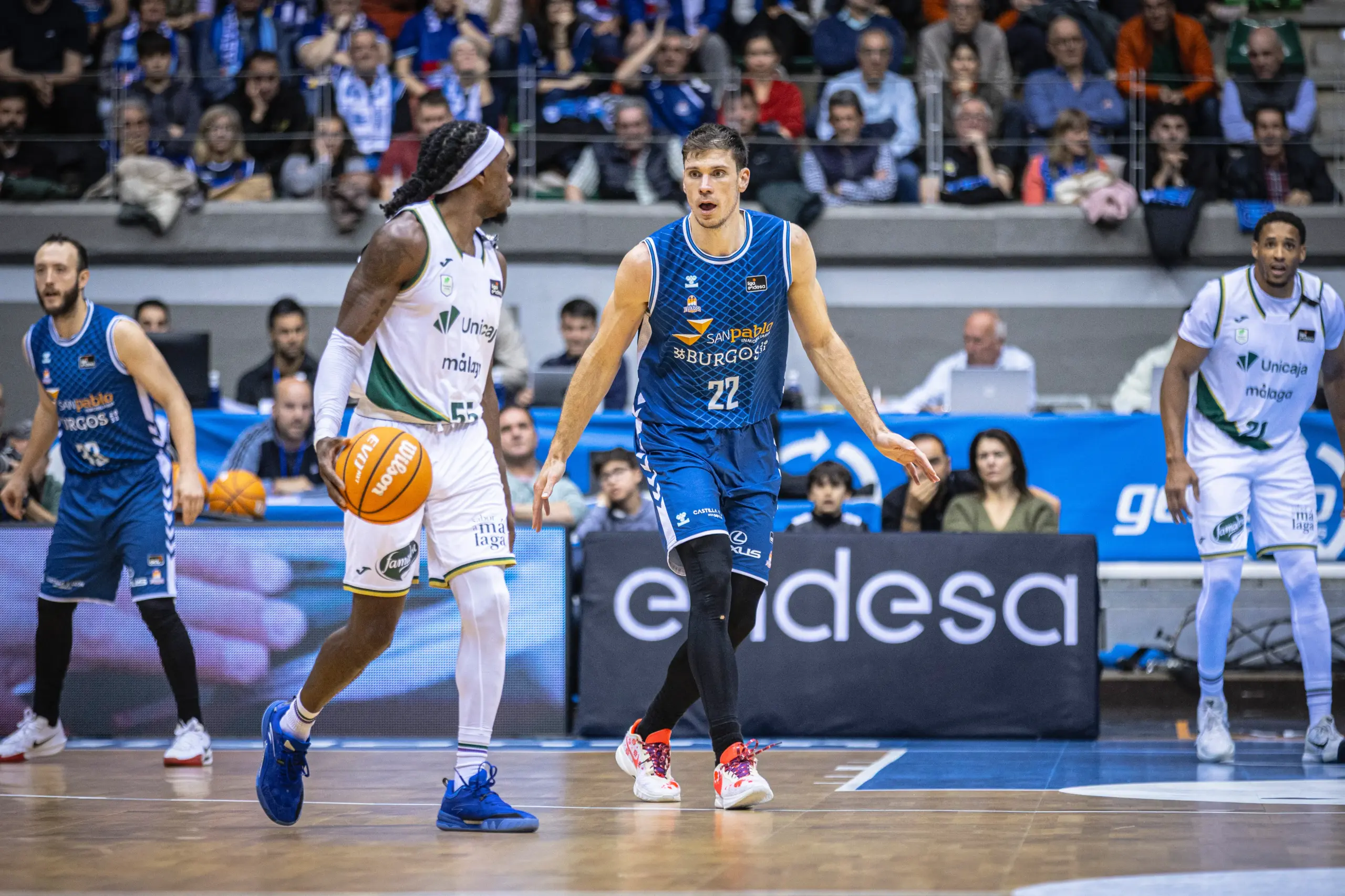 NOTAS Y 1X1 DEL UNICAJA EN BURGOS