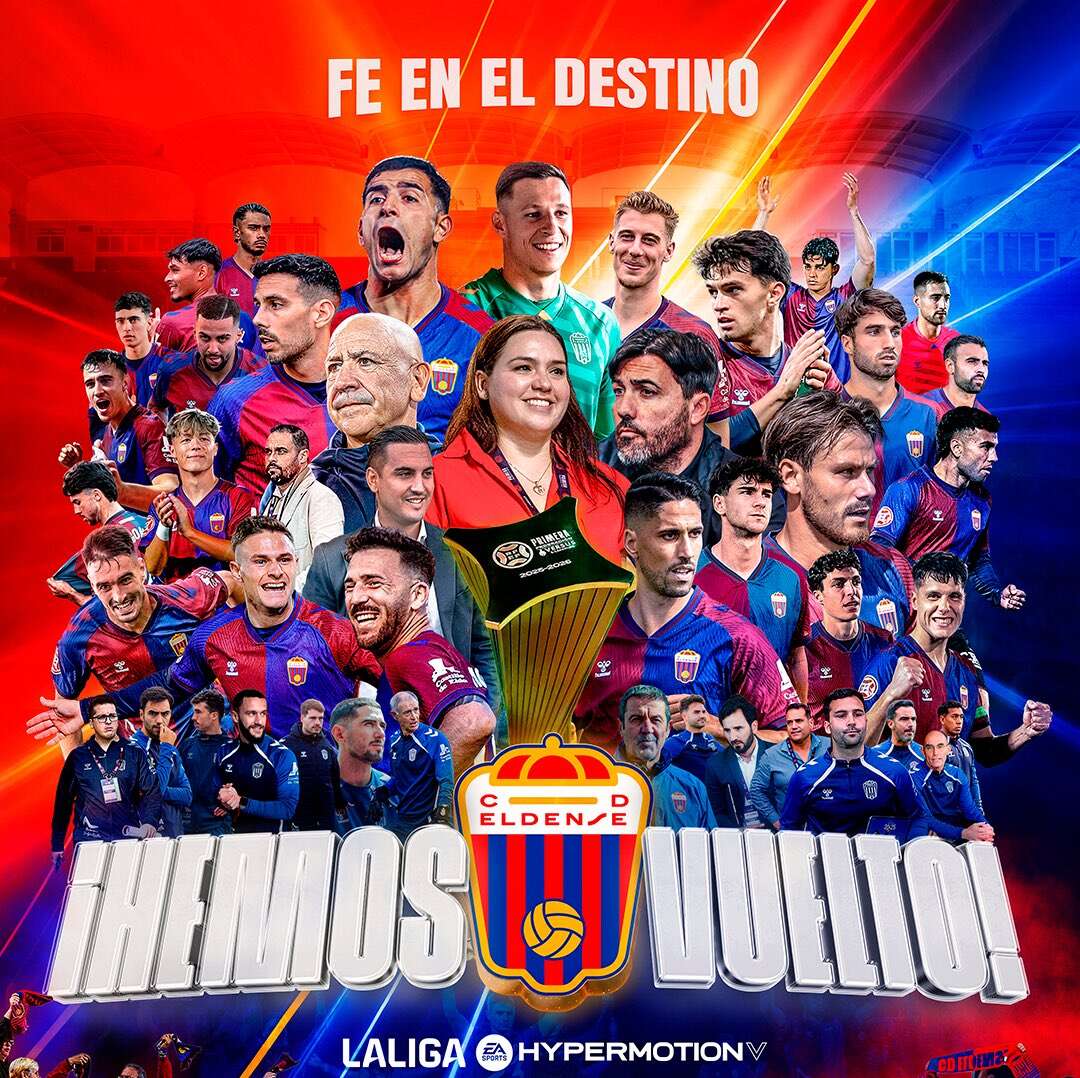 Manu Molina y Dioni ascienden a Segunda División con el CD Eldense