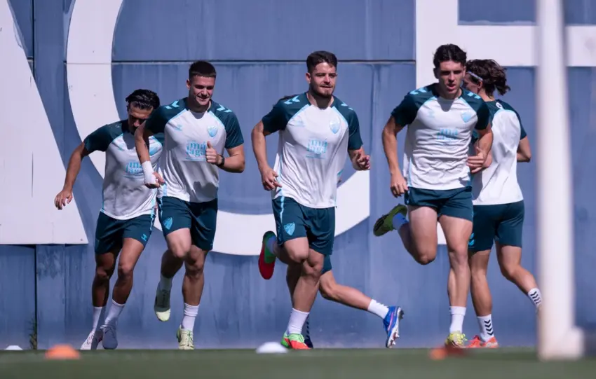 El Málaga regresa al trabajo con Murillo al margen
