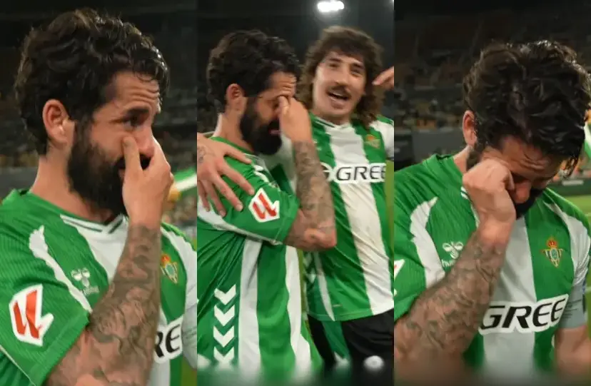 Lágrimas de leyenda: Isco se emocionó con la clasificación a Champions... donde batirá otro récord histórico
