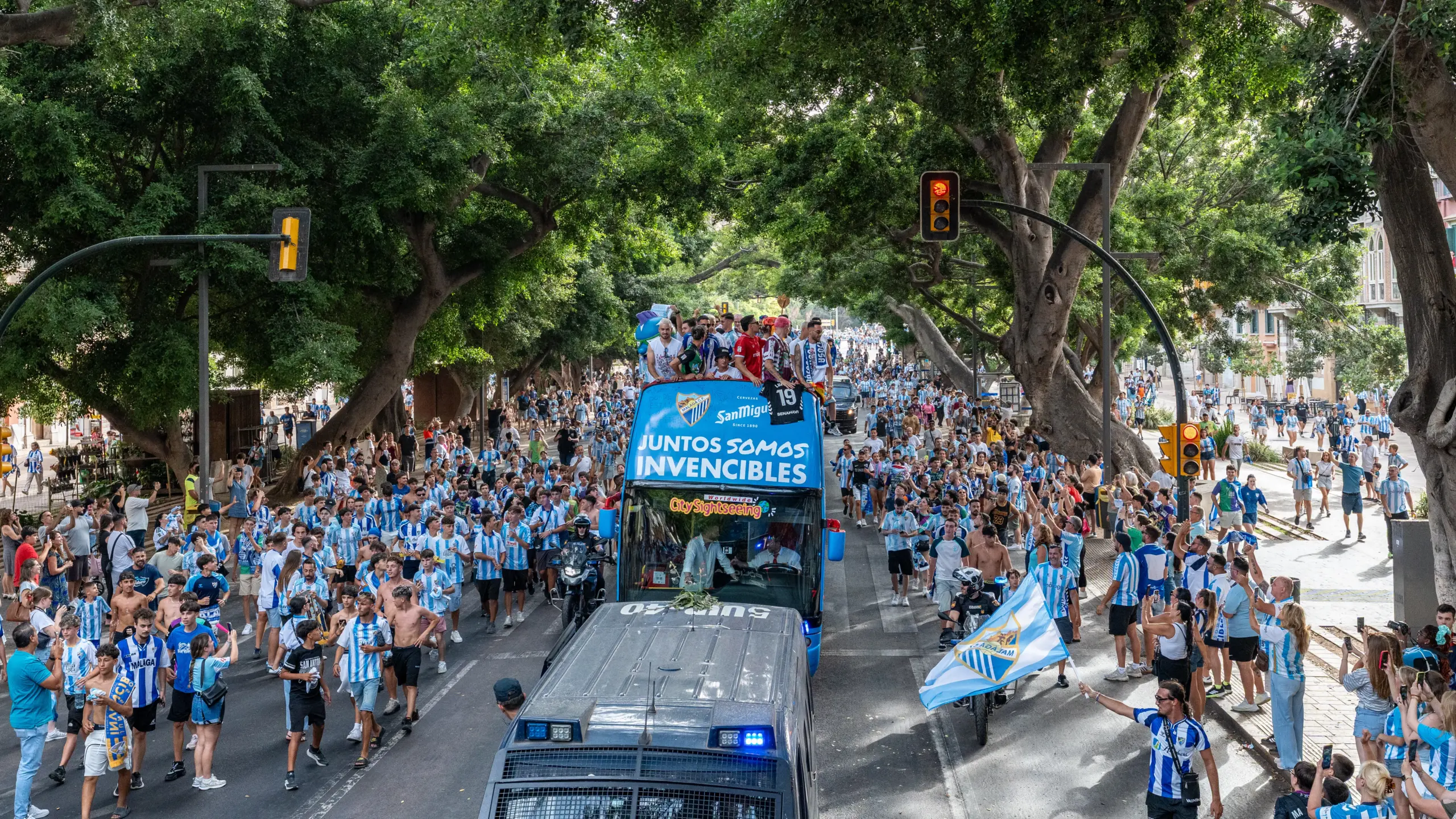 ascenso málaga celebración