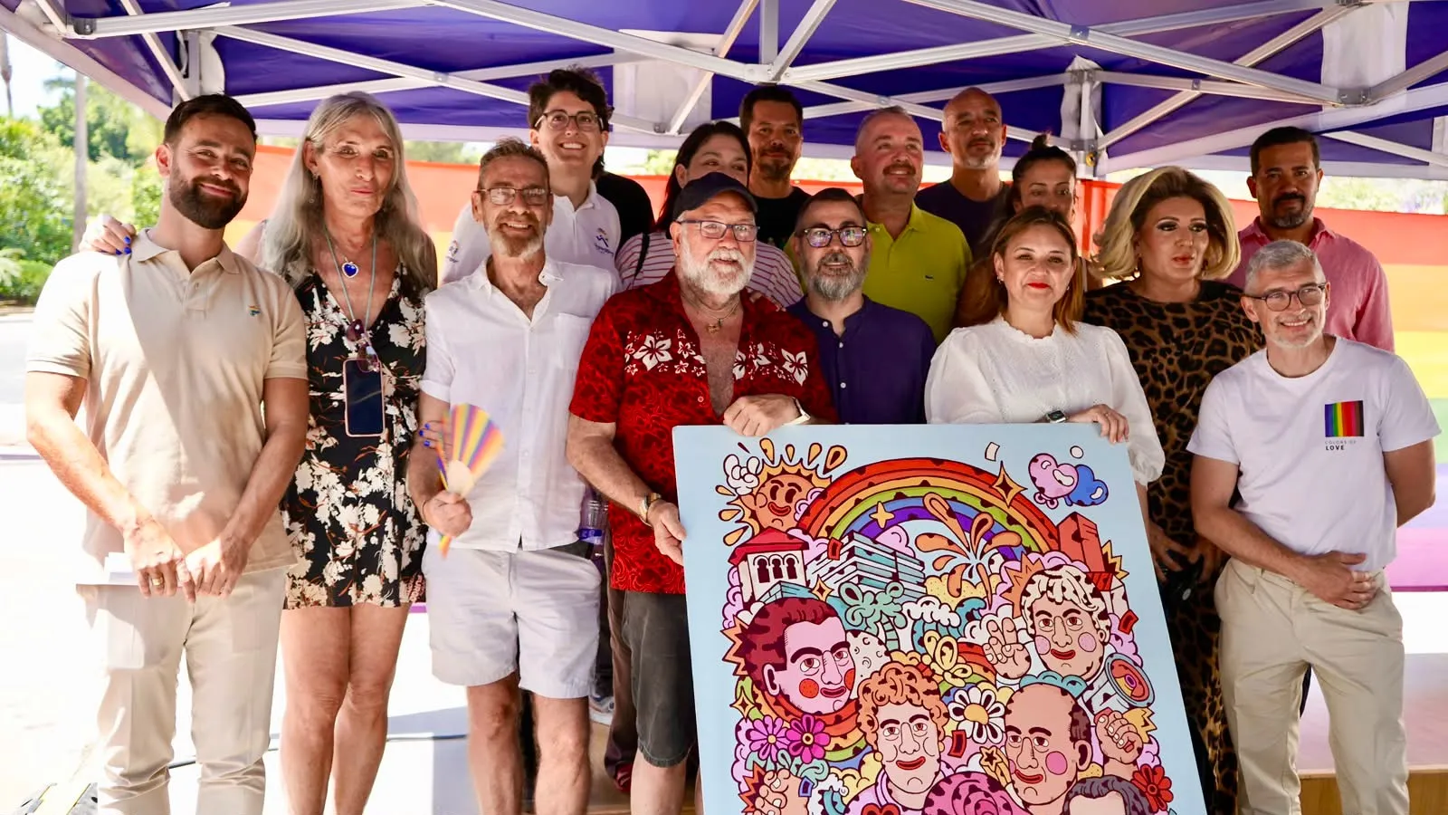 30 - DESPLIEGUE BANDERA LGTBI TORREMOLINOS