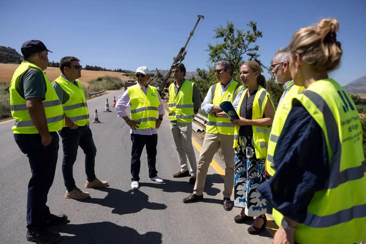 La Diputación invierte 3,1 millones de euros en solventar las deformaciones y los deslizamientos de la carretera entre Ronda y municipios del Valle del Guadiaro 4 46 - CARRETERA VALLE DEL GUADIARO