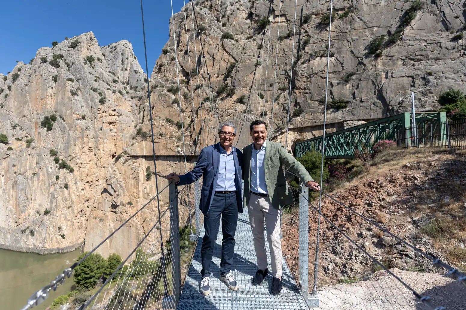 El Caminito del Rey incrementa su espectacularidad con el nuevo puente colgante de 110 metros, el más largo de España 9 66 - PUENTE COLGANTE CAMINITO DEL REY