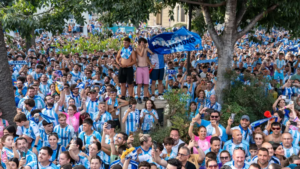 66. ascenso primera division aficion malaga cf