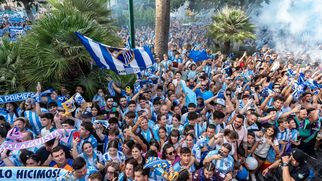 67. ascenso primera division aficion malaga cf