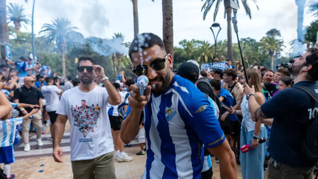GALERÍA | Rememora el día de la celebración del Málaga CF tras el ascenso a Primera División