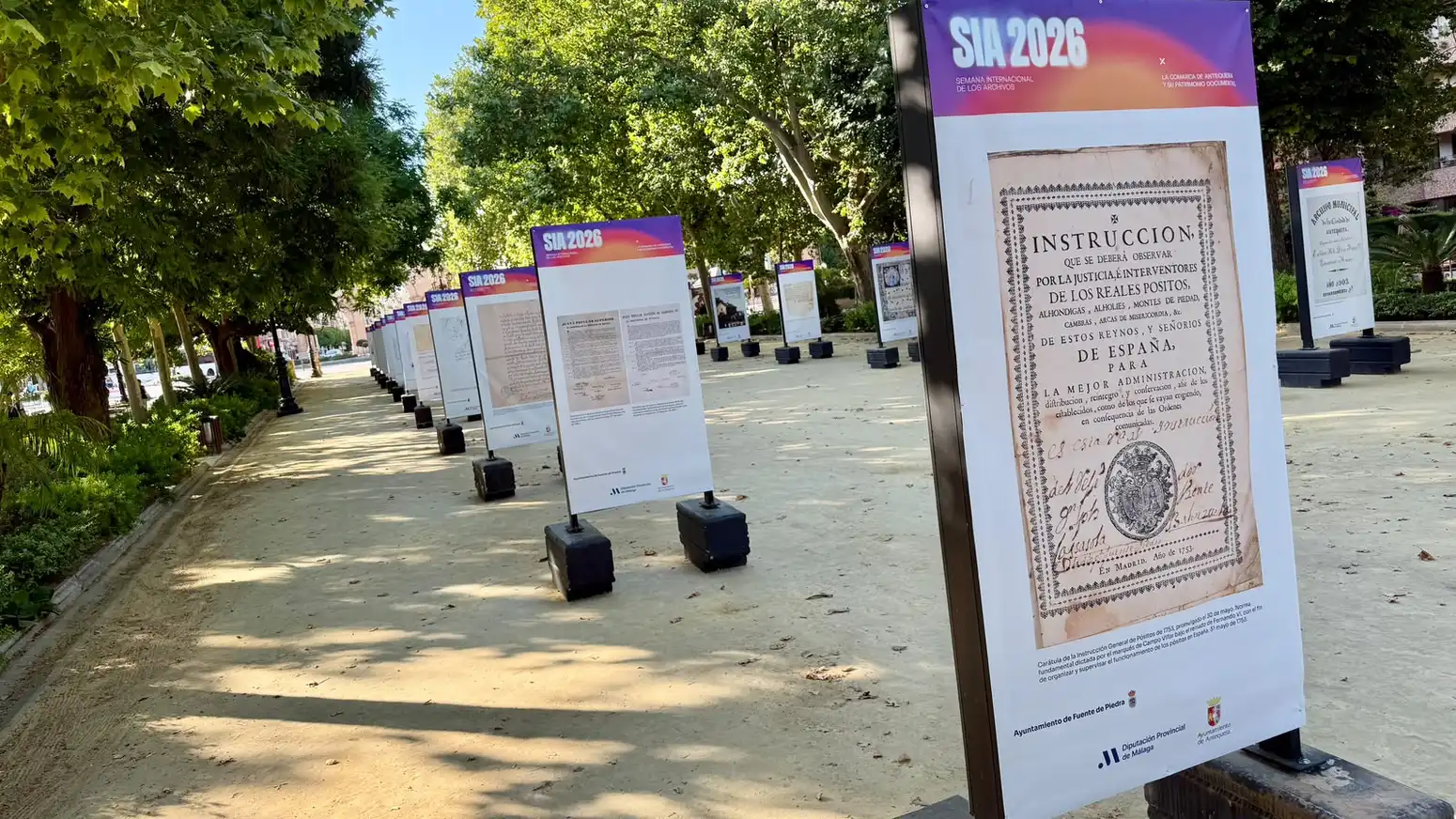 Antequera acoge una exposición al aire libre con reproducciones de documentos históricos con motivo de la Semana Internacional de los Archivos 4 94 - ANTEQUERA ARCHIVOS