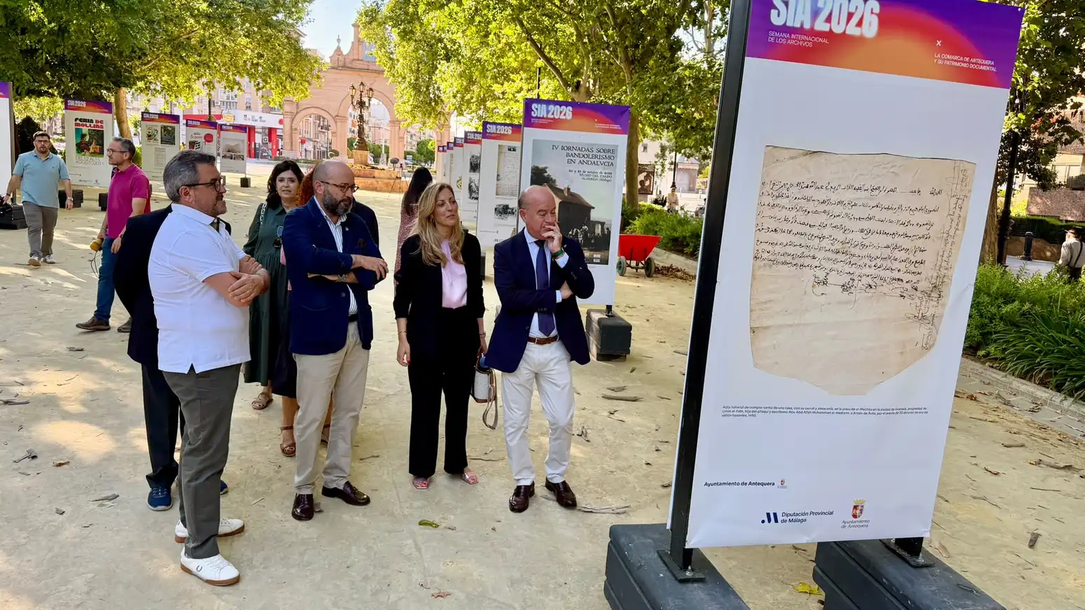 Antequera acoge una exposición al aire libre con reproducciones de documentos históricos con motivo de la Semana Internacional de los Archivos 5 95 - ANTEQUERA ARCHIVOS