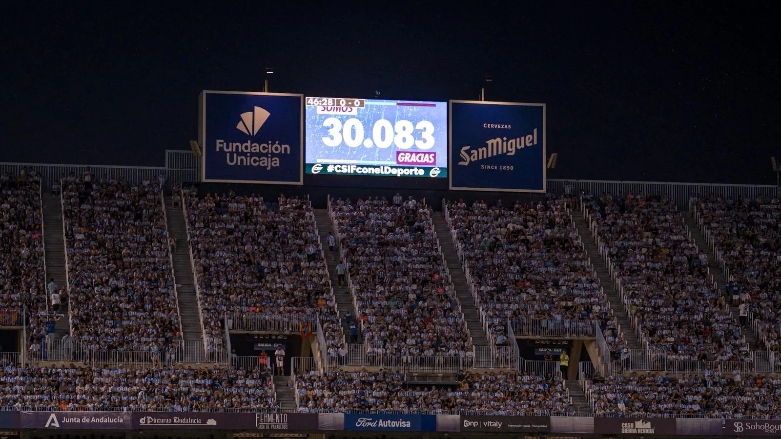 ASISTENCIA DE 30.000 ESPECTADORES