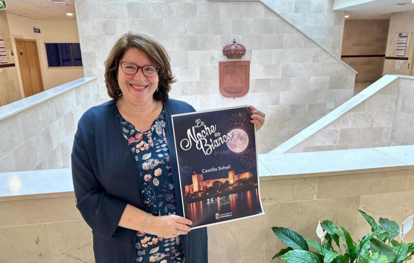 Cristina Bornao presenta la Noche en Blanco en el castillo Sohail