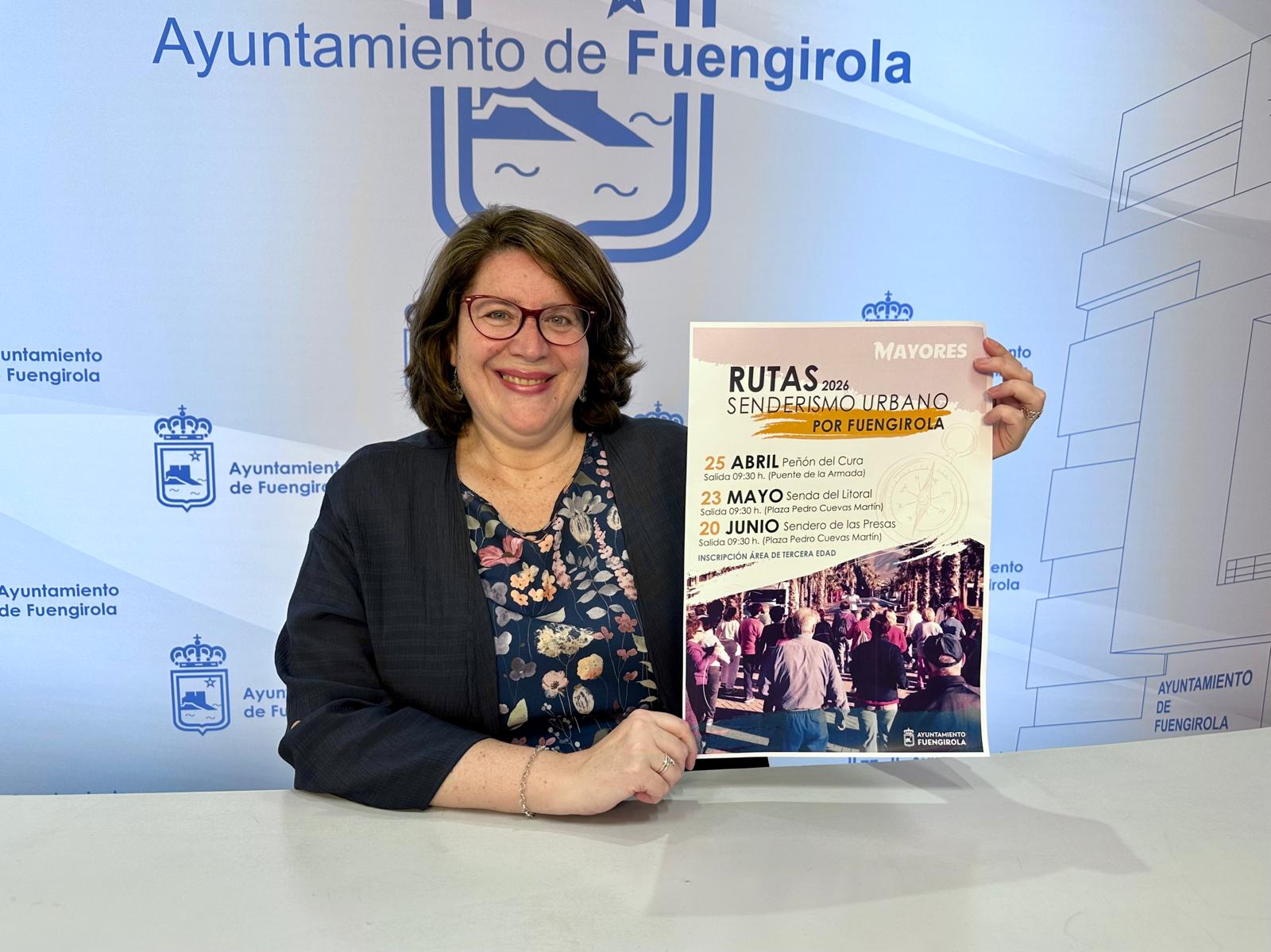 Cristina Bornao presenta la proxima ruta de senderismo para mayores