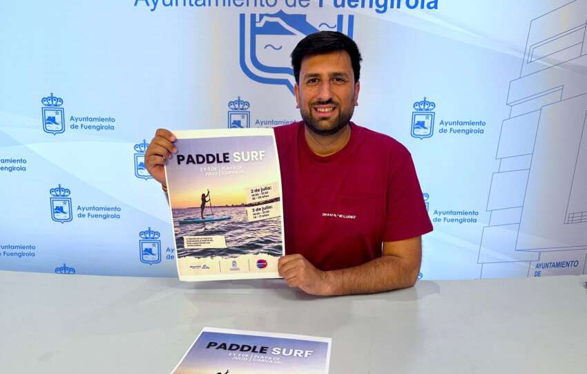 Isaac Vargas informa del taller de padel surf