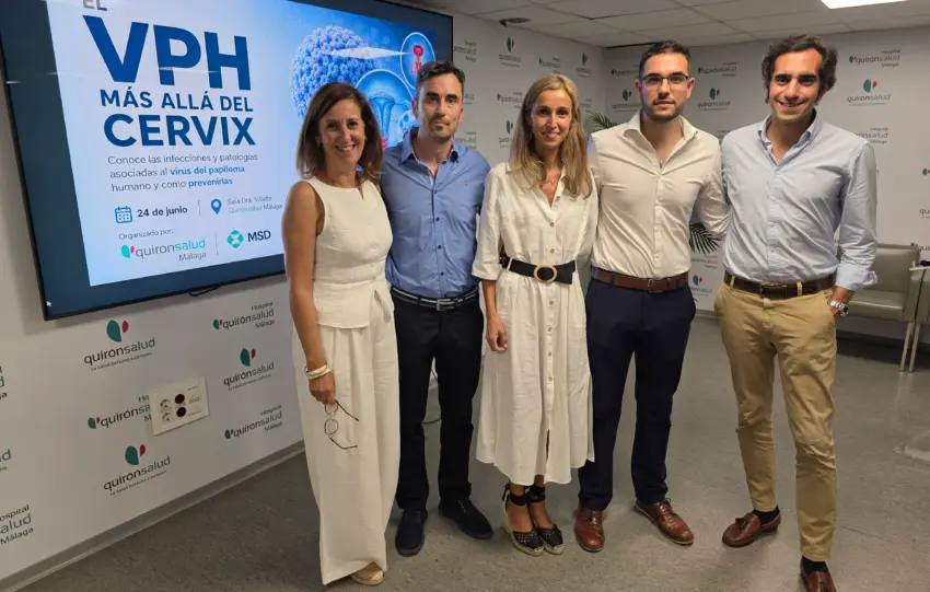Jornada VPH. Izq. dcha. Dres. Pozuelo Bautista Martin Orlando Vilches y Orozco