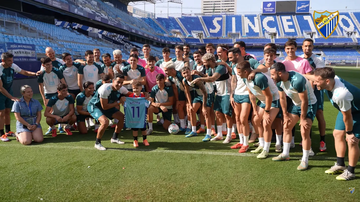 Radio Marca 7 Kylian, el invitado especial al entrenamiento del Málaga CF de este jueves