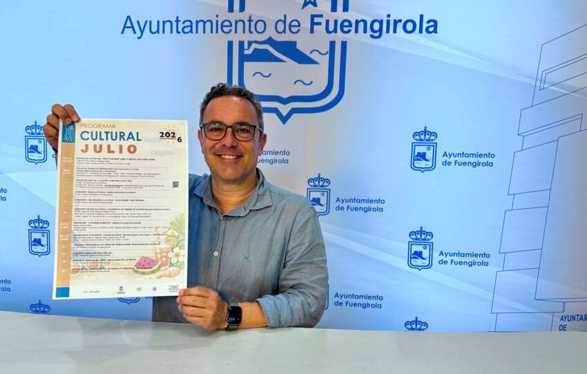 Rodrigo Romero informa de la programacion cultural del mes de julio