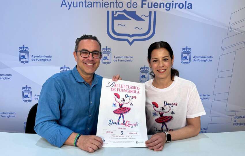 Romero y Jurado presentan el espectaculo de fin de curso del taller de ballet clasico
