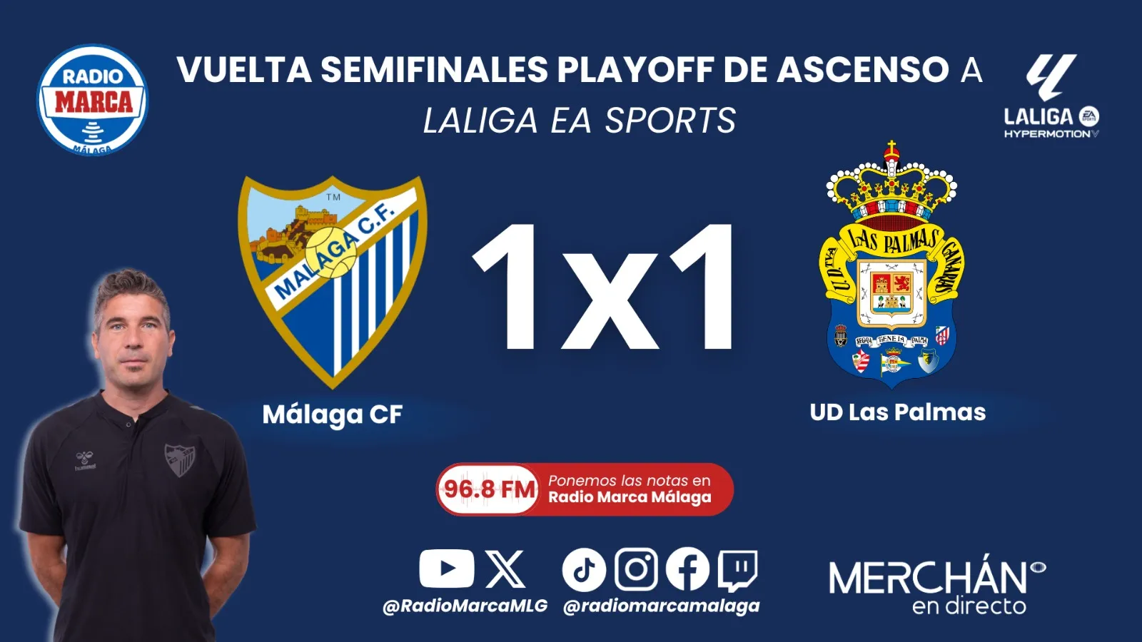 Este es el 1x1 y las notas del Málaga CF en su victoria ante la UD Las Palmas