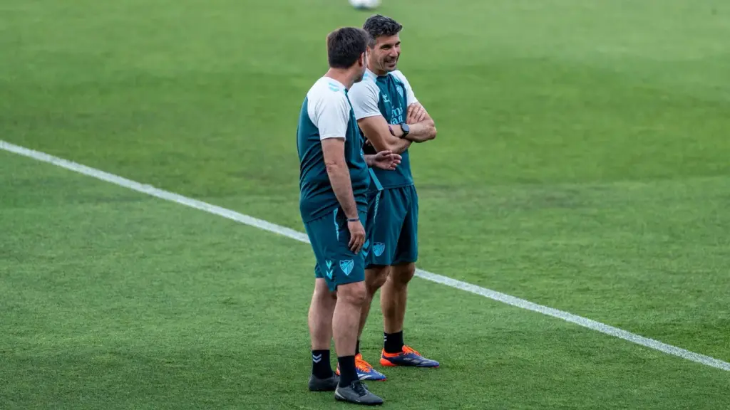 Así fue la sesión de entrenamiento del Málaga CF previa a la vuelta contra la UD Las Palmas 3 entrenamiento malaga cf funes juan carlos andres