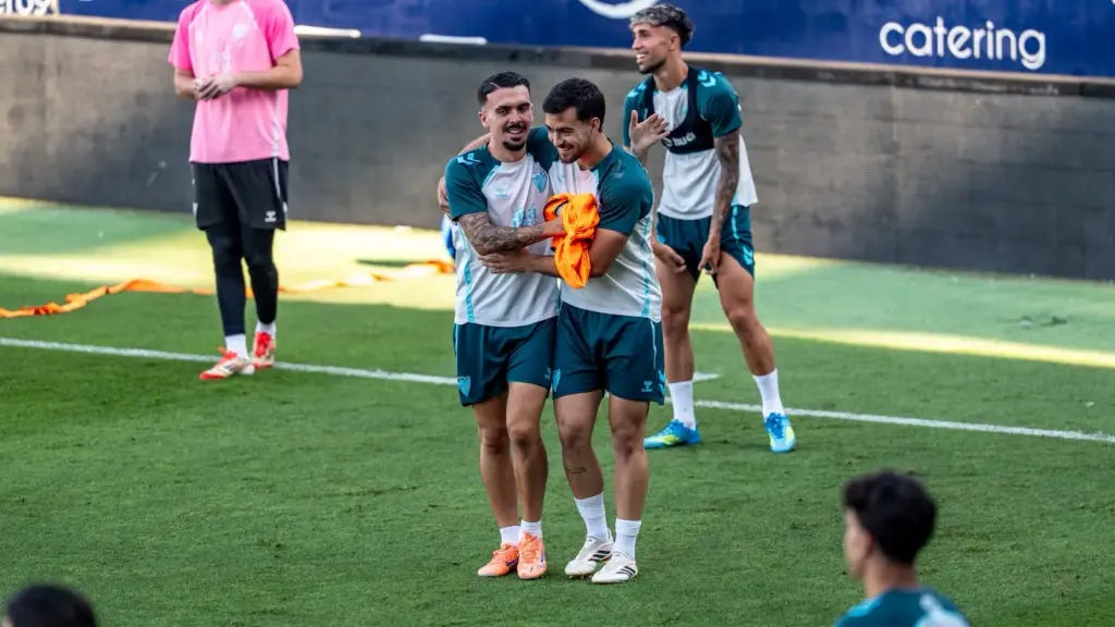Así fue la sesión de entrenamiento del Málaga CF previa a la vuelta contra la UD Las Palmas 4 entrenamiento malaga cf joaquin ramon