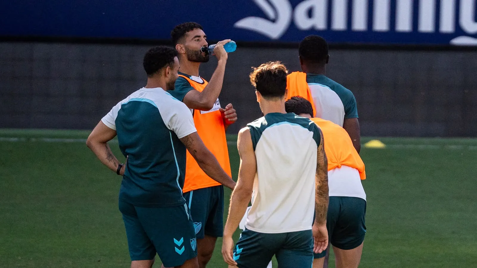 entrenamiento malaga cf la rosaleda