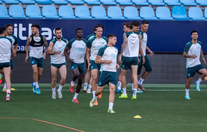 Entrenamiento Málaga CF: Vuelta al trabajo con la duda de Einar