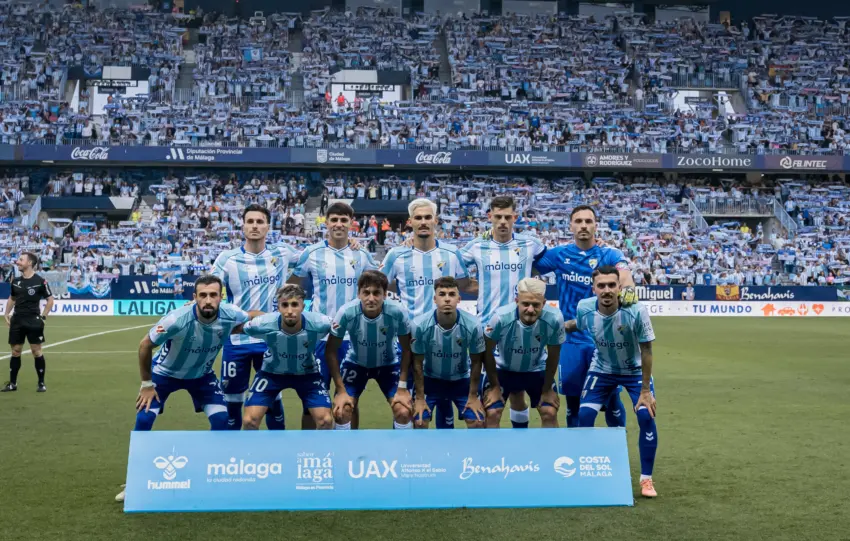 Este es el posible once del Málaga CF ante la UD Almería en la ida de la final del playoff
