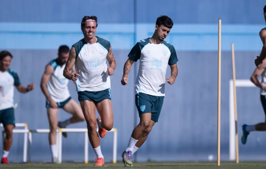 El Málaga CF vuelve al trabajo con Rafita entrenando con normalidad