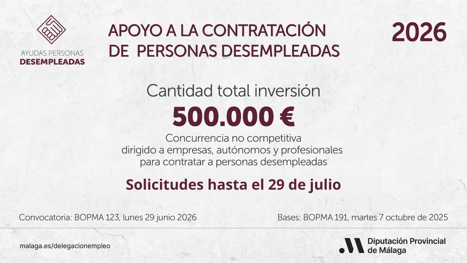 15 - AYUDAS PERSONAS DESEMPLEADAS DIPUTACIÓN
