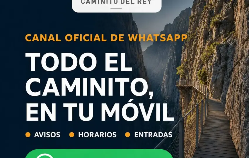 93 - CANAL DE WHATSAPP DEL CAMINITO DEL REY