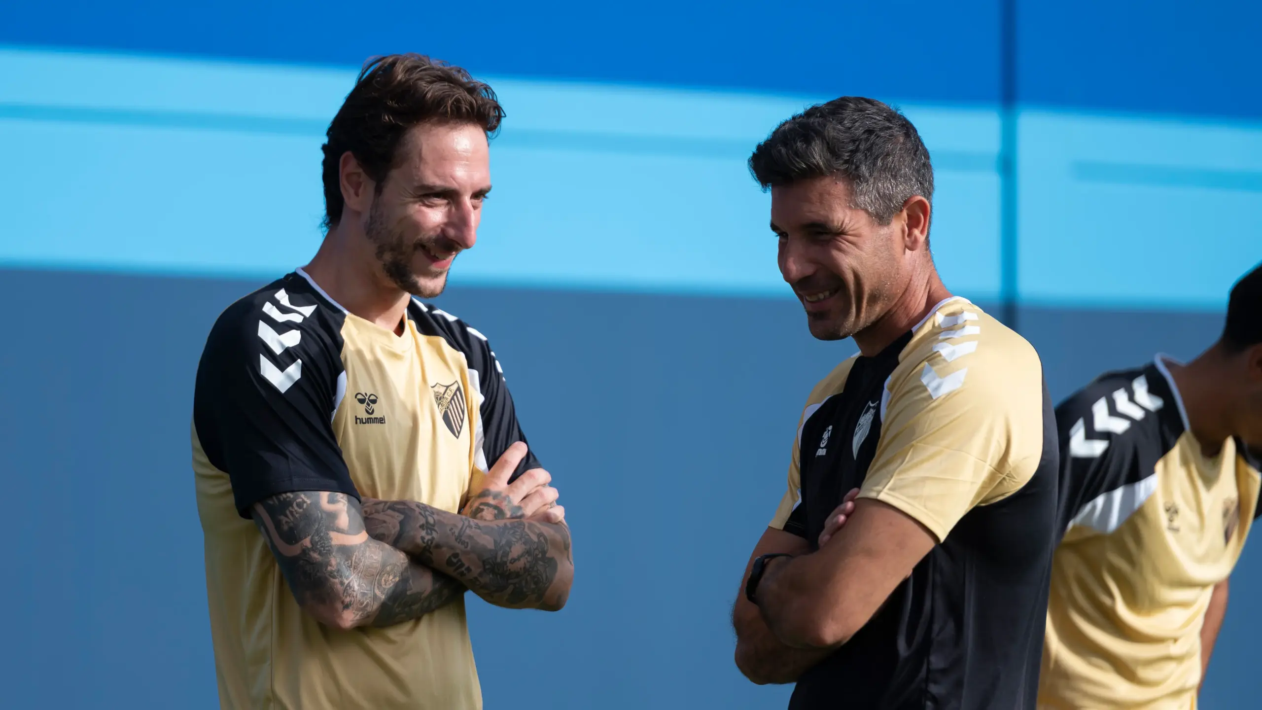 CALERO Y FUNES EN EL PRIMER ENTRENAMIENTO