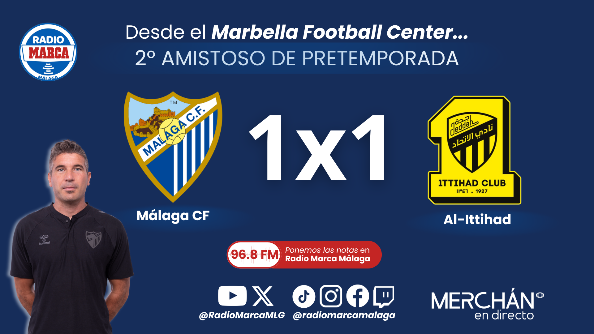 Radio Marca 1 Este es el 1×1 y las notas del Málaga CF ante el Al-Ittihad