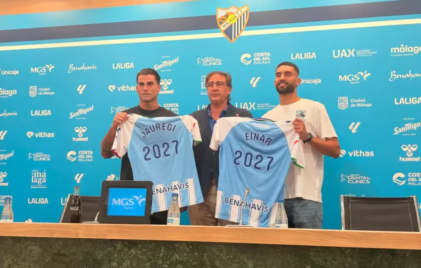 Einar Galilea Eneko Jauregi Malaga CF Loren Juarros renovacion