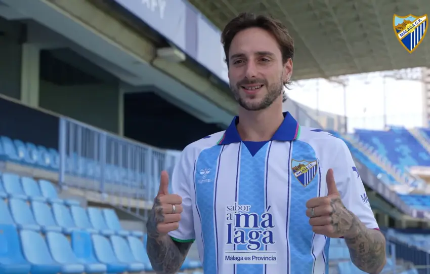 Calero: "Tengo fútbol para rato y lo quiero demostrar en el Málaga CF"
