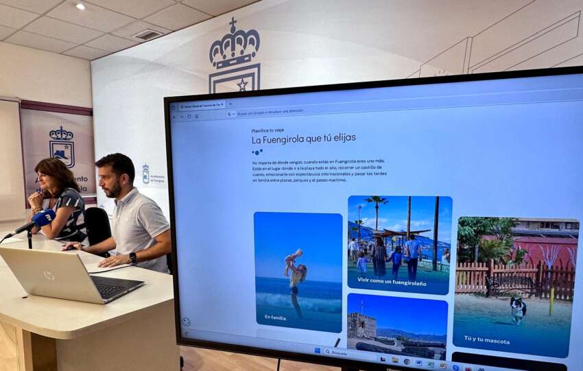 Gonzalez y Ponce presentan la nueva web de Turismo de Fuengiorla