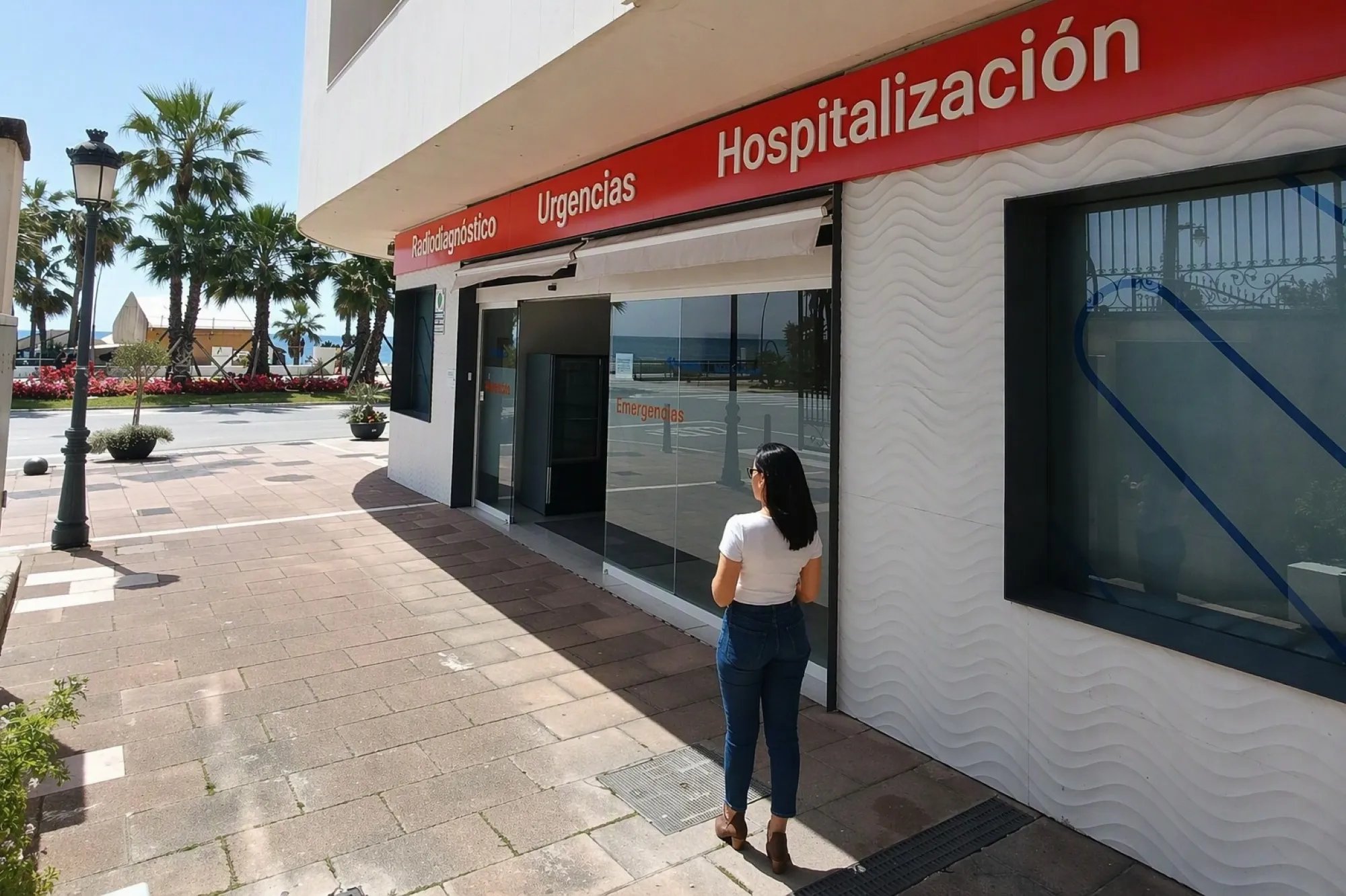 Imagen de las Urgencias del Hospital Vithas Xanit Estepona