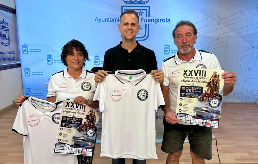 Imedio Rodriguez y Bautista presentan el XXVIII Concurso de Pesca Virgen del Carmen
